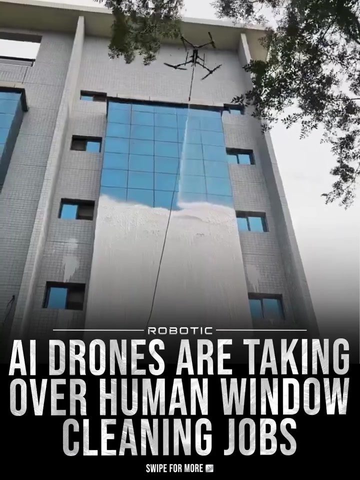 Robotic Drones Revolutionize Skyscraper Window Cleaning