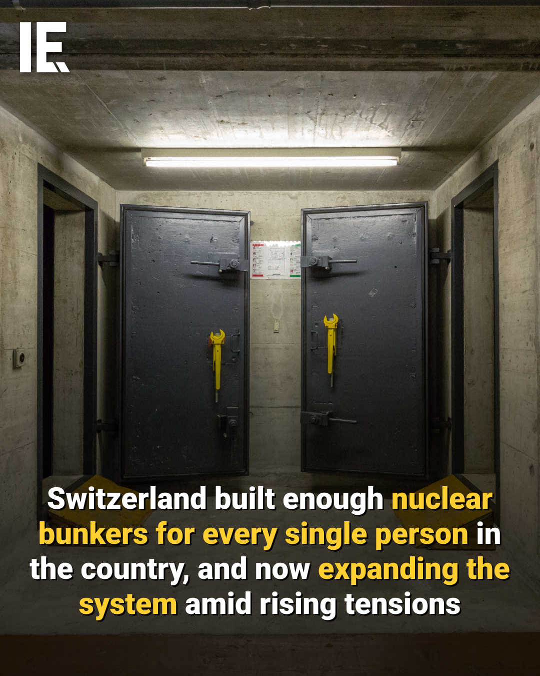 Switzerland's Nuclear Bunkers for Every Citizen