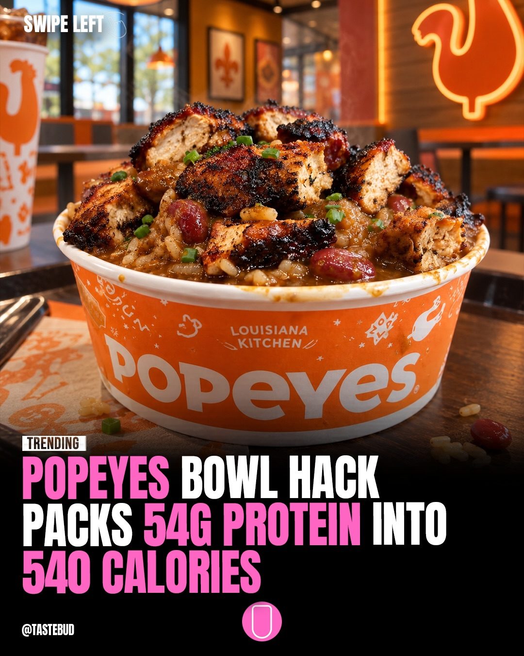 Popeyes Bowl Hack Recipe: High Protein Meal