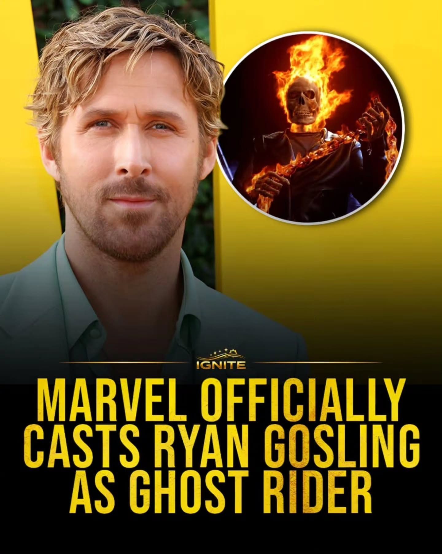 Marvel Fans React to Ryan Gosling as Ghost Rider