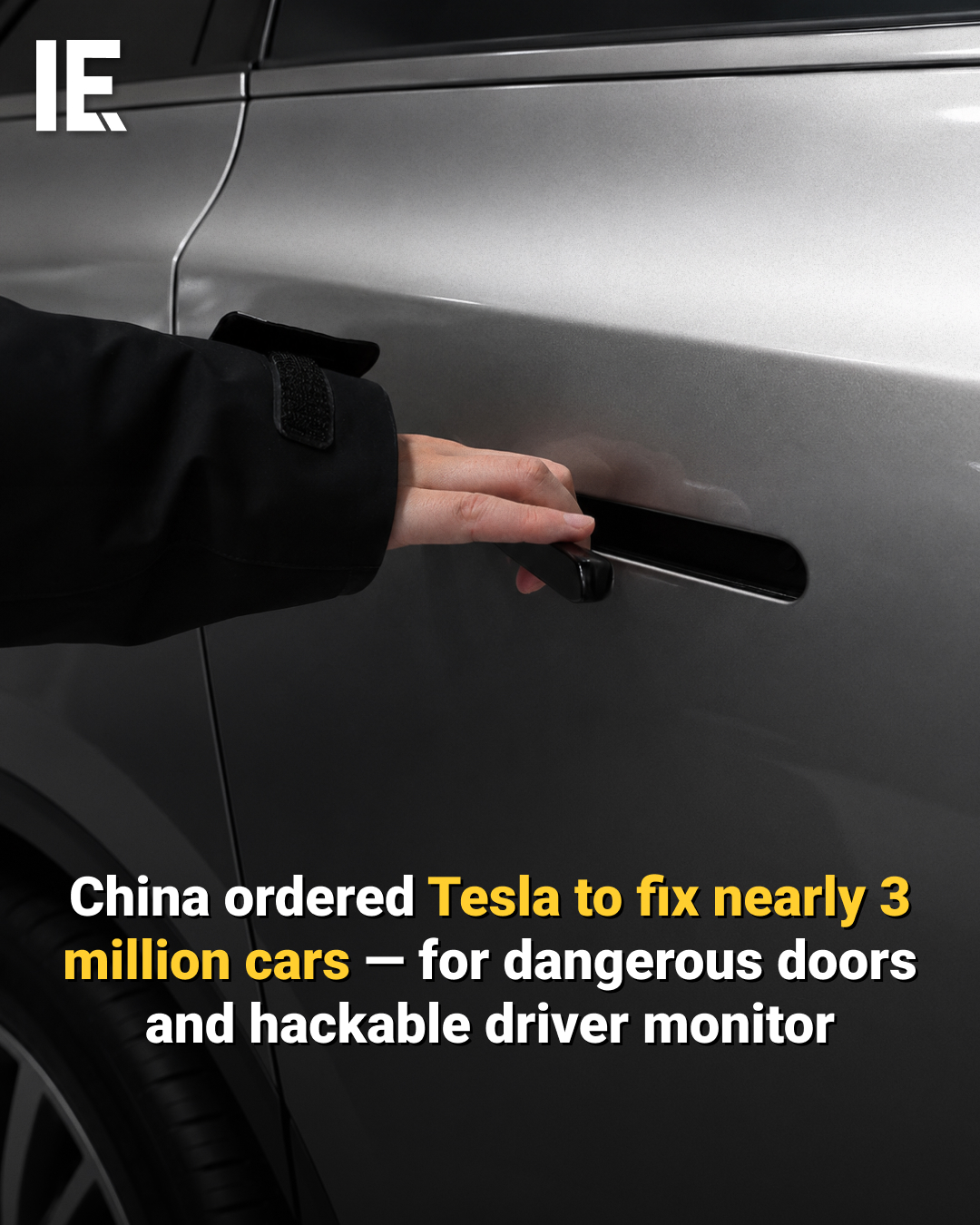 Tesla Door Recall: China Orders Fix for 3 Million Cars