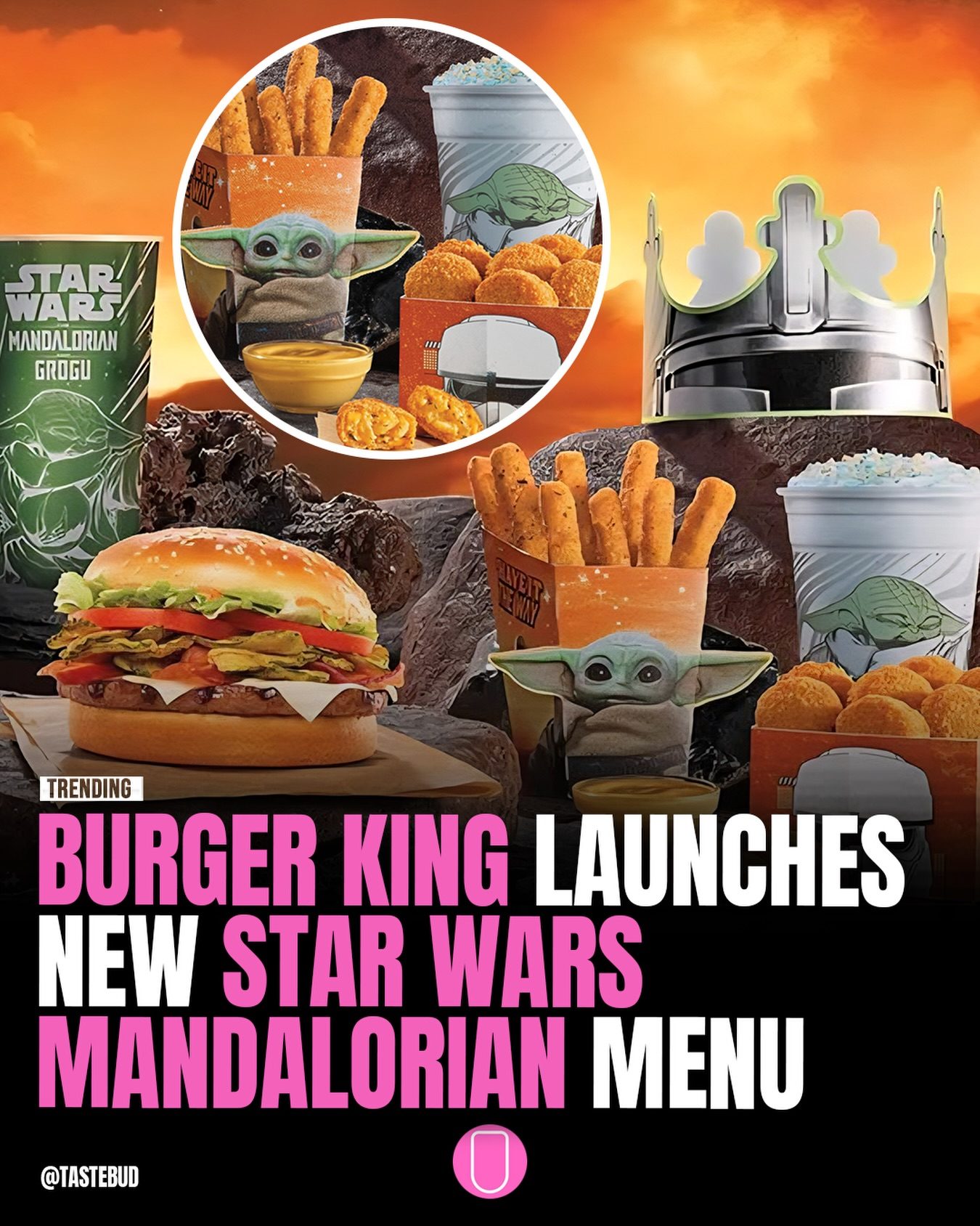 Burger King Unveils New Mandalorian-Themed Menu