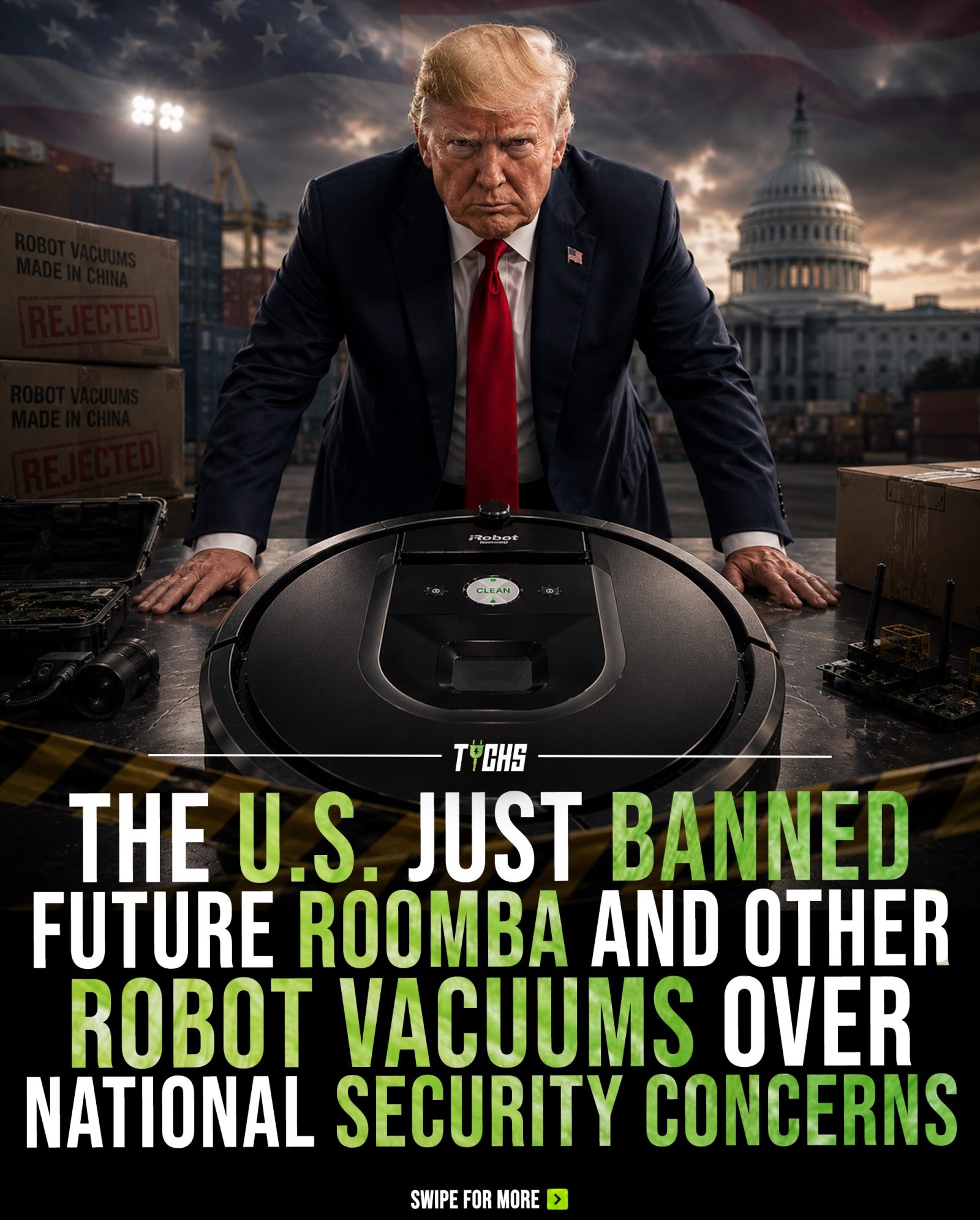 U.S. Tightens Robot Vacuum Restrictions Over Cybersecurity Concerns