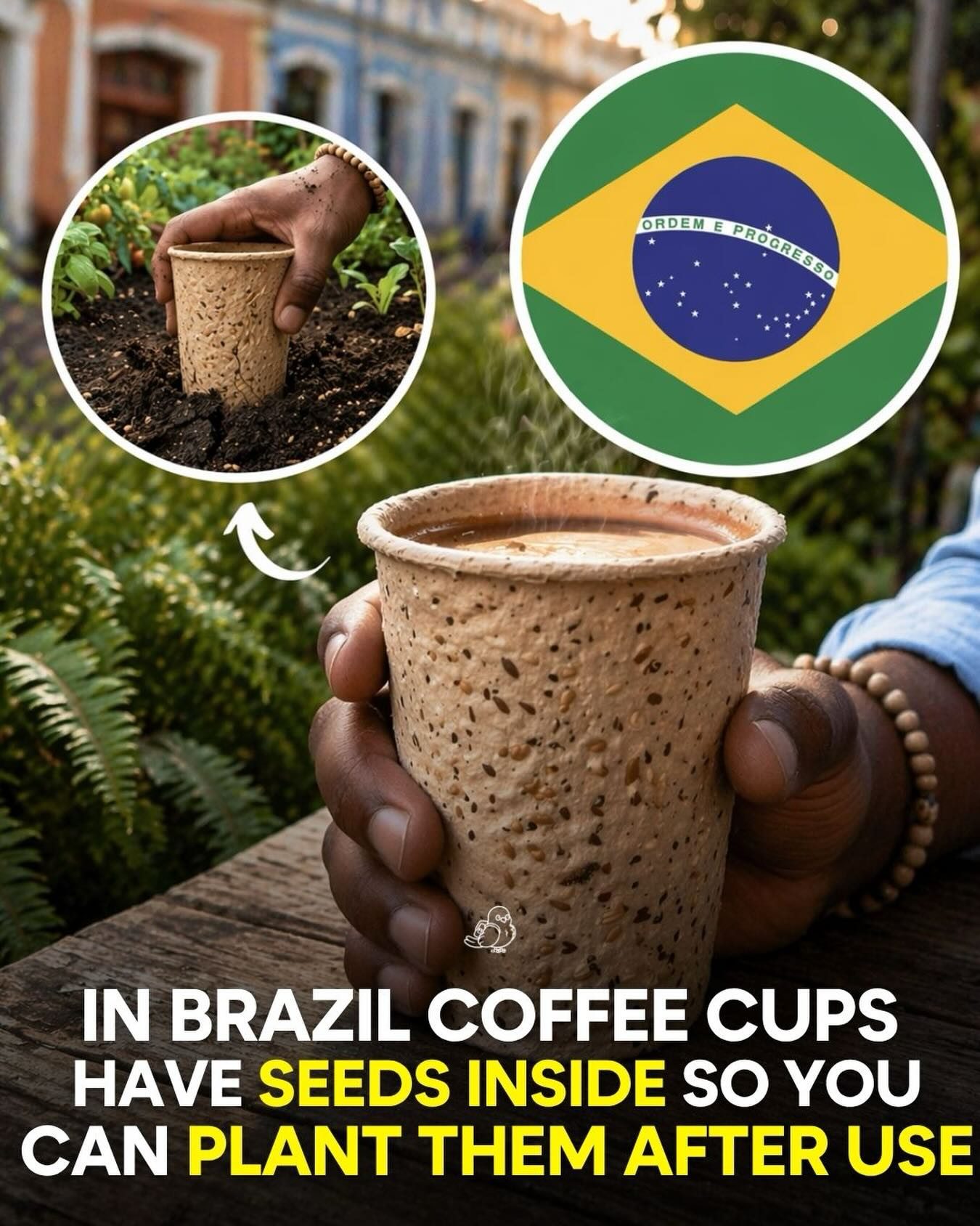 How Brazil Turns Coffee Cups into Greenery