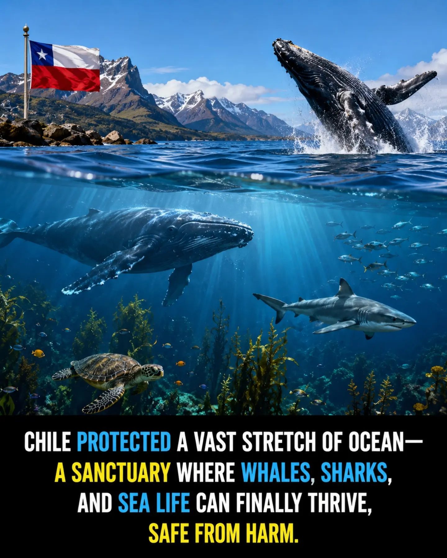 Chile's Marine Life Sanctuary: A Sanctuary for Whales and Sharks