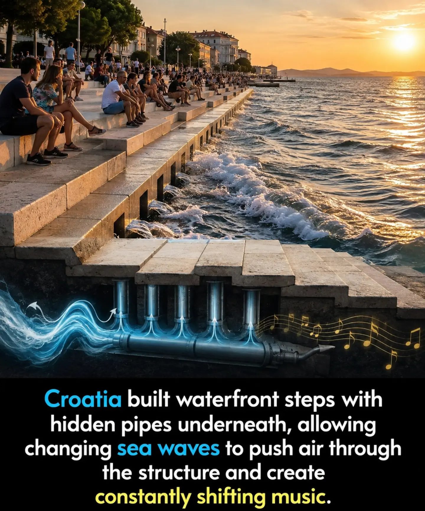 Discover Croatia's Wave-Powered Waterfront Music