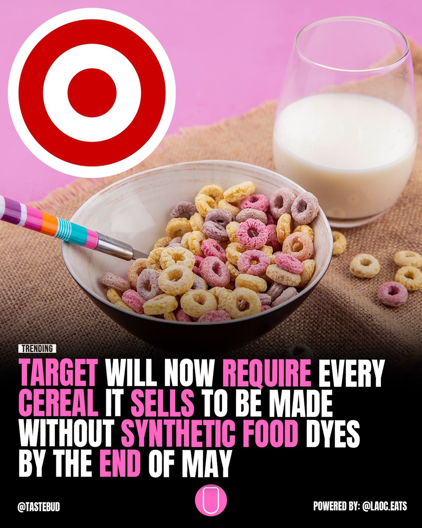 Target Phases Out Synthetic Dyes in Cereal by May