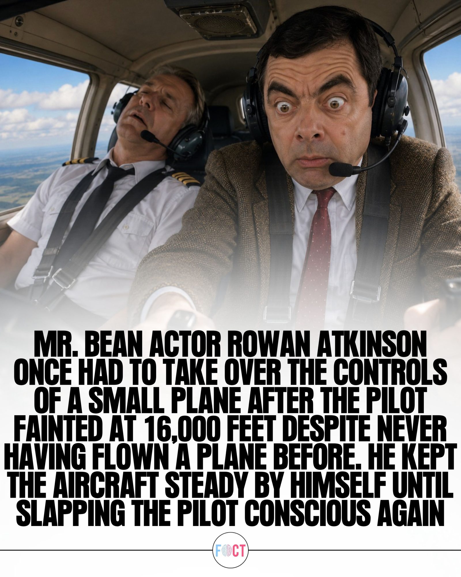 Rowan Atkinson's Incredible Plane Emergency: A True Story