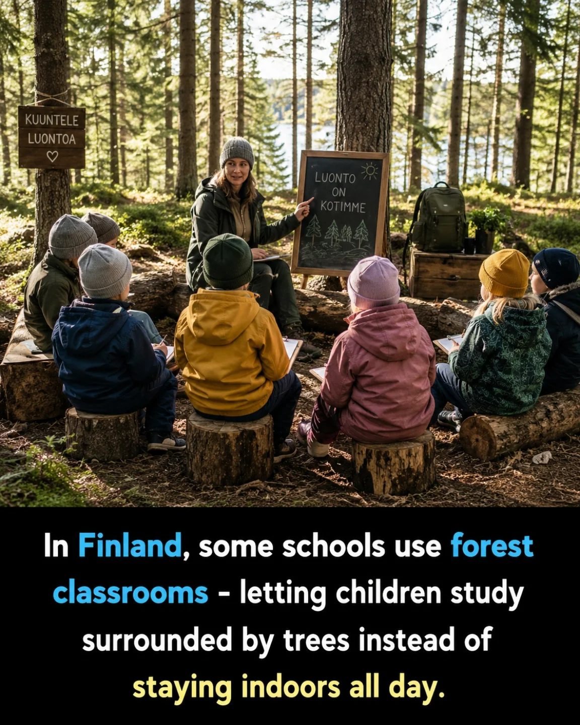 **Discover Forest Classrooms in Finland: Where Kids Learn Among Trees**