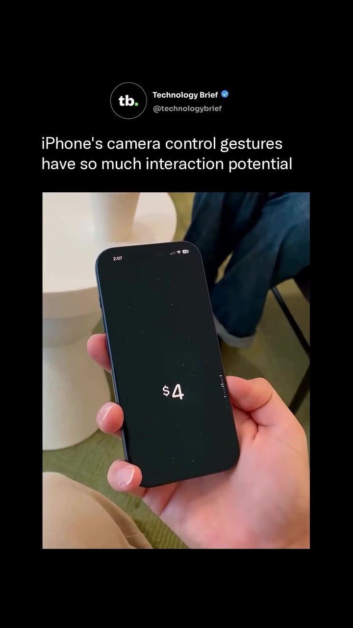 iPhone 16 Camera Control: New Way to Send Money