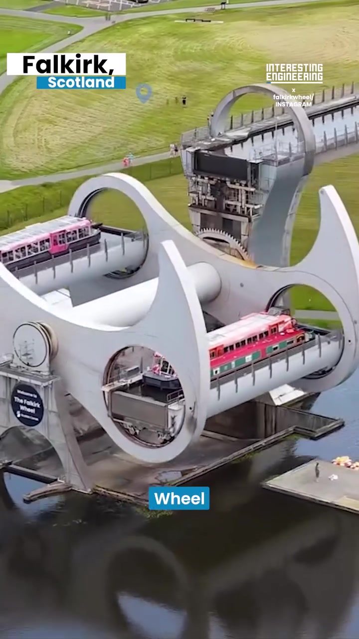 Falkirk Wheel: The World's Only Rotating Boat Lift