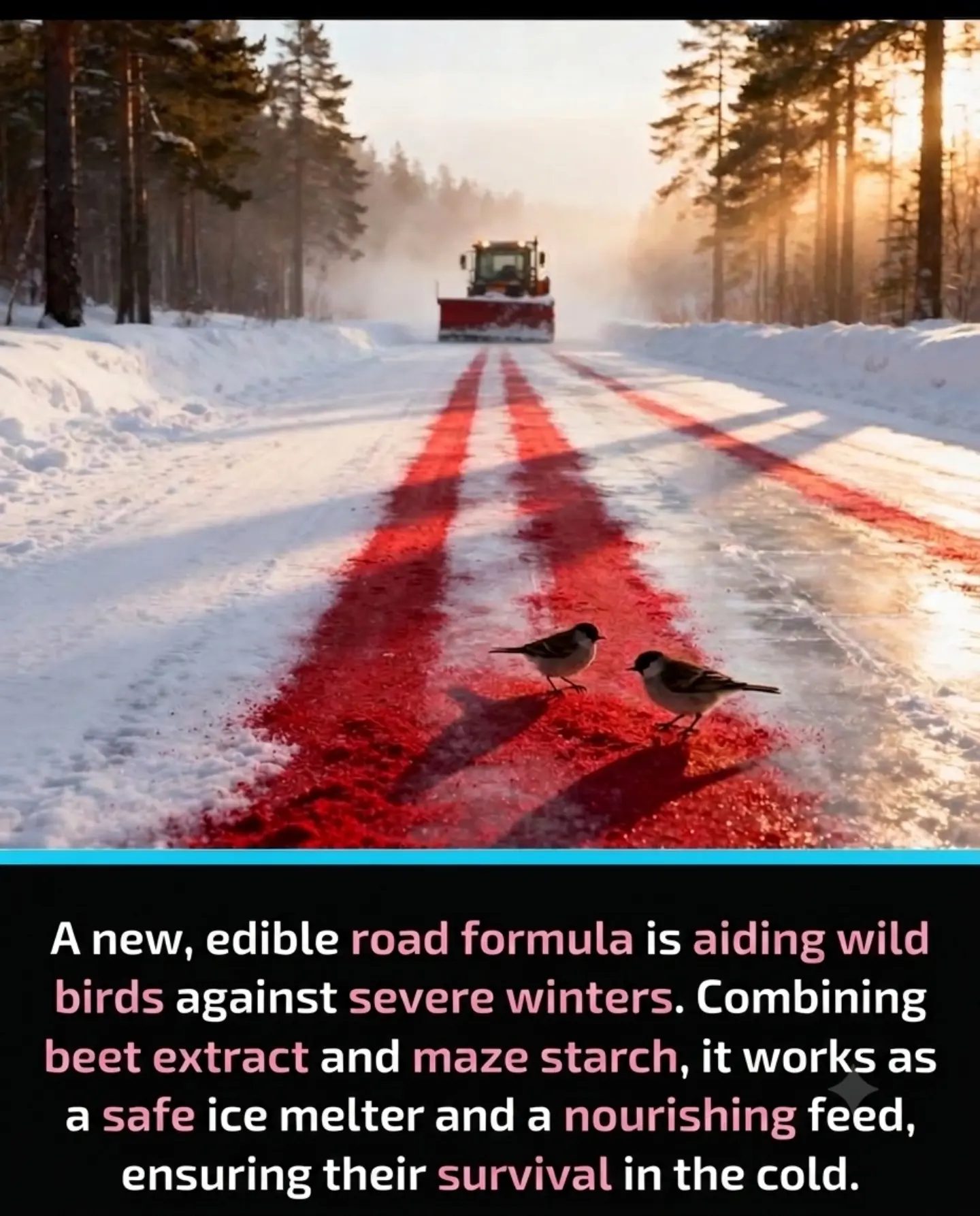 Bird-Friendly Ice Melt: Innovative Winter Road Solution for Wildlife