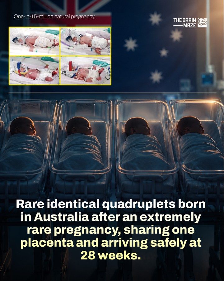 Australia Welcomes Extremely Rare Identical Quadruplets