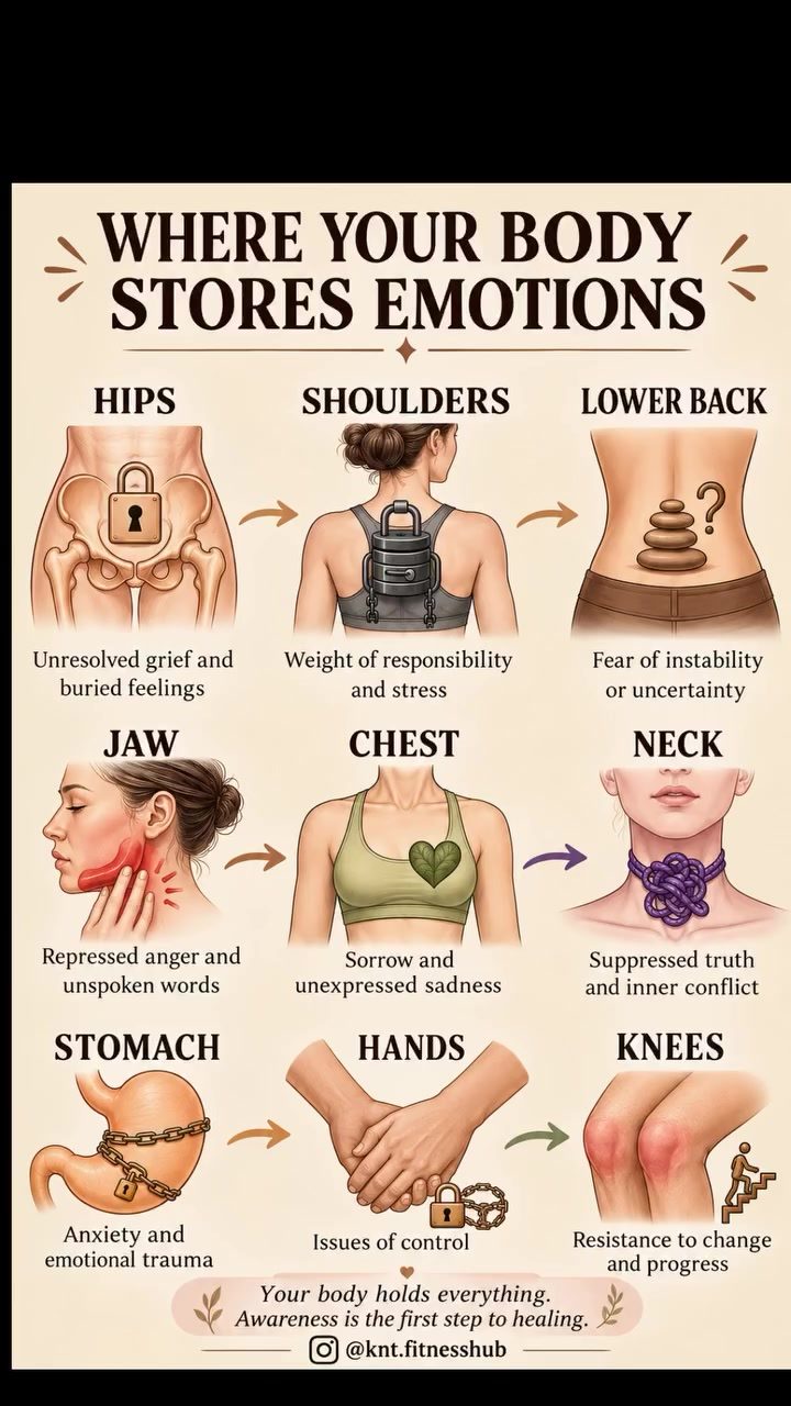 Emotional Tension: Body Parts and Hidden Feelings