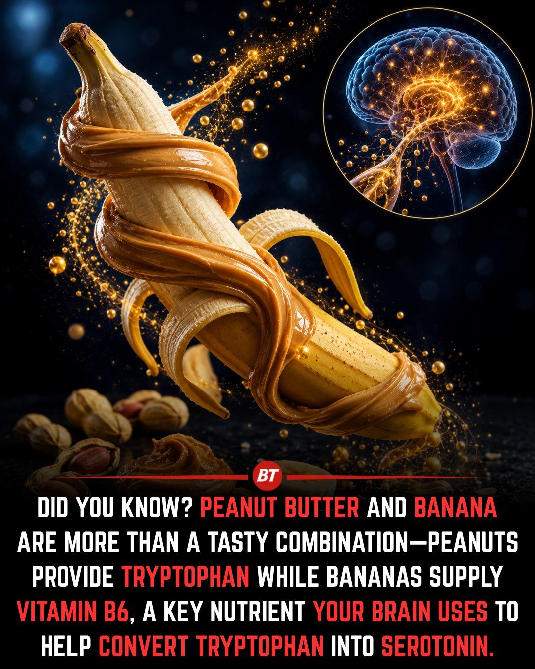 Boost Brain Health with Peanut Butter and Banana