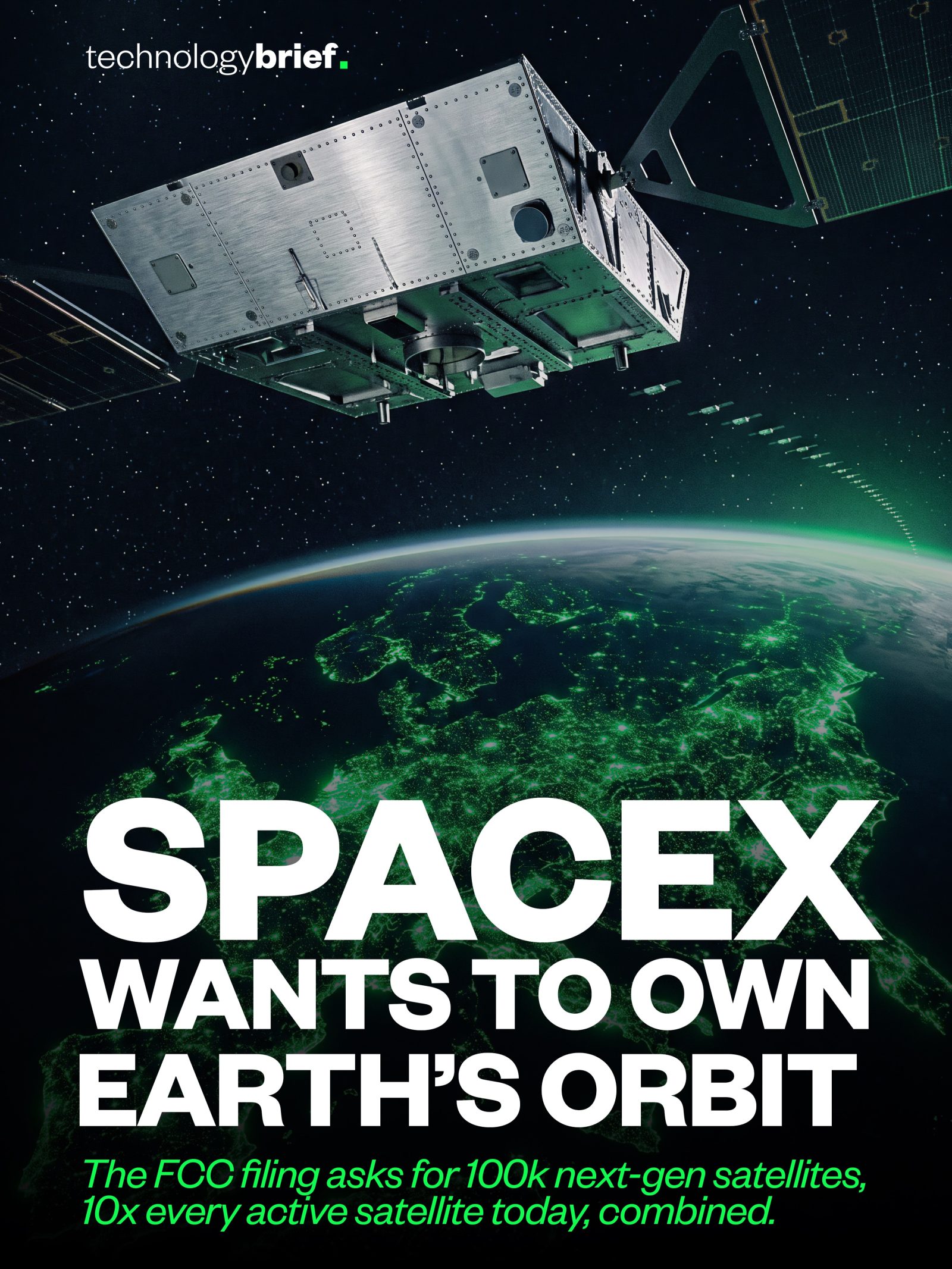 SpaceX Aims to Add 100,000 More Satellites to Starlink Network