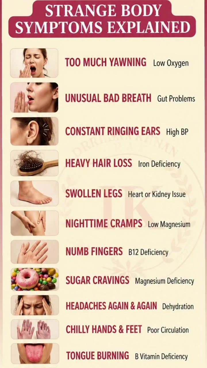 Understanding Hidden Health Clues: Body Symptoms and What They Mean