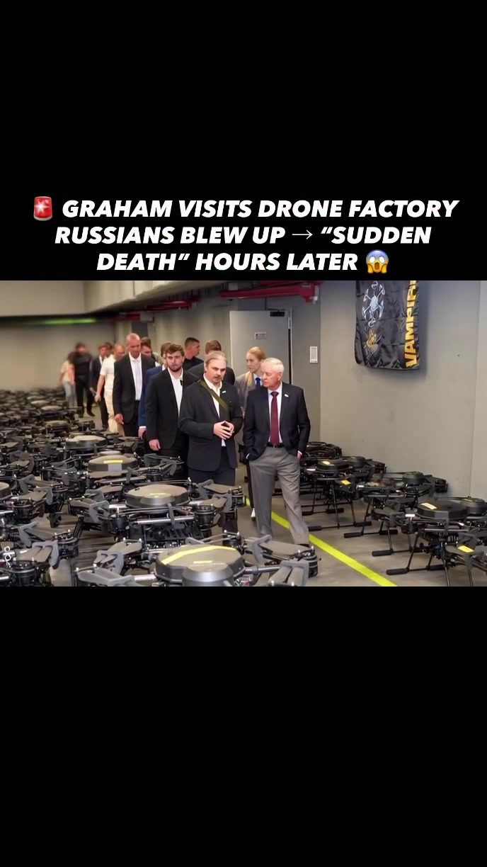 Lindsey Graham's Mysterious Death After Ukraine Drone Factory Visit