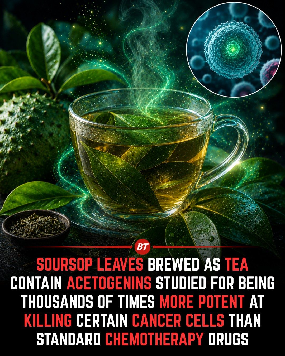 Soursop Tea: Cancer-Fighting Potential of Acetogenins