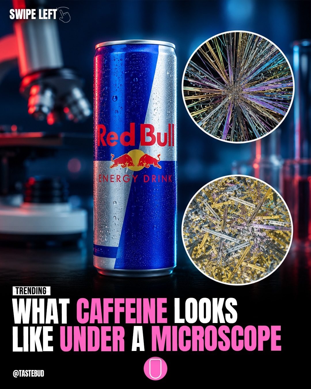 Caffeine's Crystalline Structure Under a Microscope