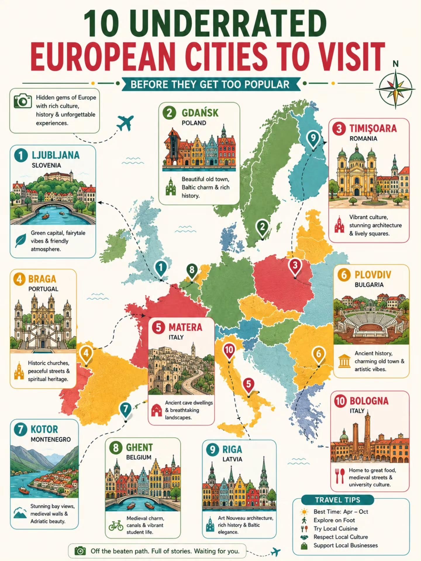Europe's Best Kept Secret: 10 Underrated Cities to Visit