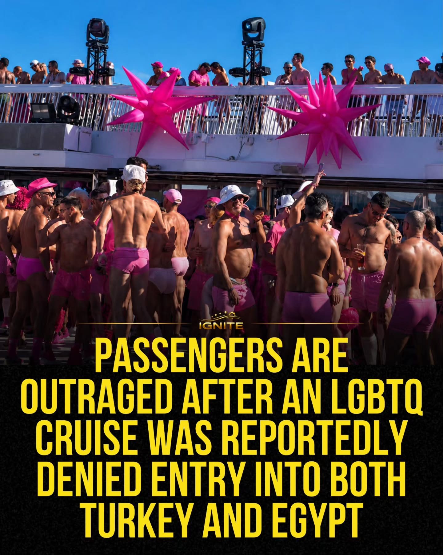 LGBTQ Cruises Denied Entry in Turkey and Egypt