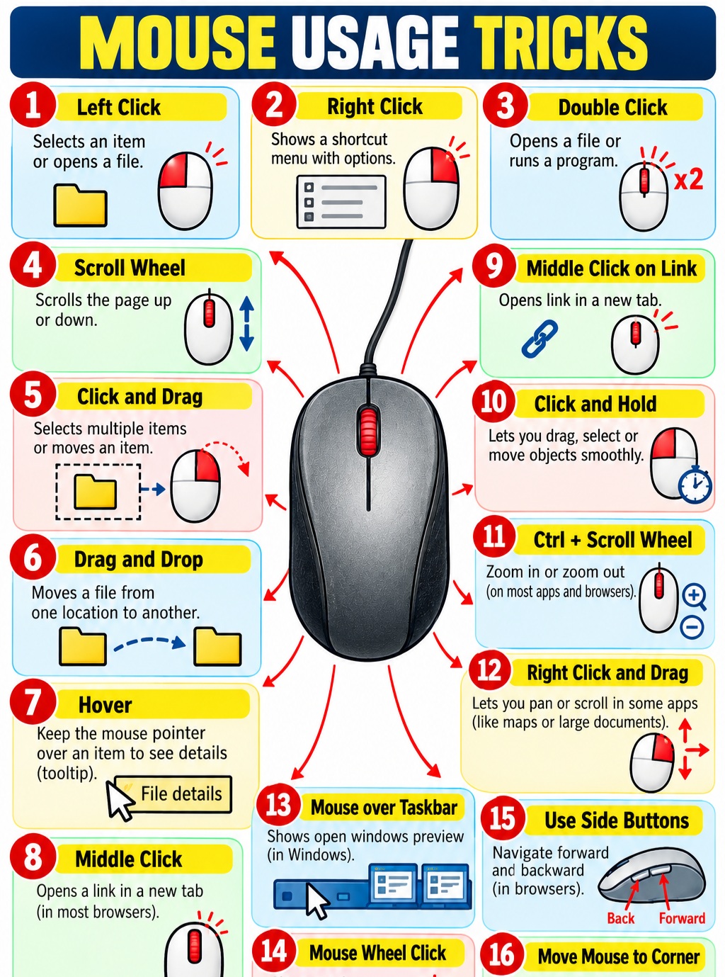 Computer Mouse Tricks: Mastering Basic Functions