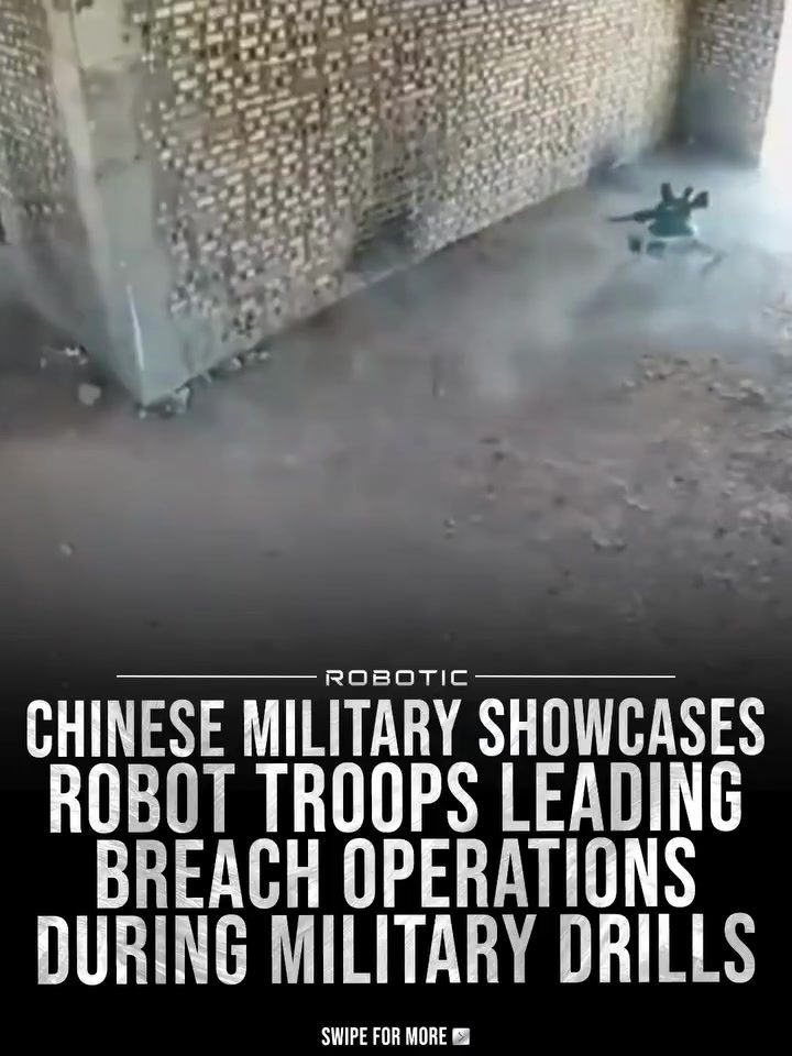 Chinese Military Drills Feature Advanced Robotic Troop Deployment