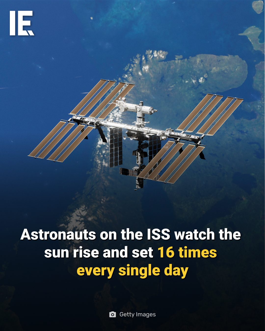 Astronauts' 16 Sunrises and Sunsets on the ISS