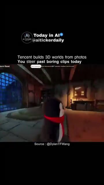 Tencent's AI Revolution: 3D Worlds from Photos for Interactive Experiences