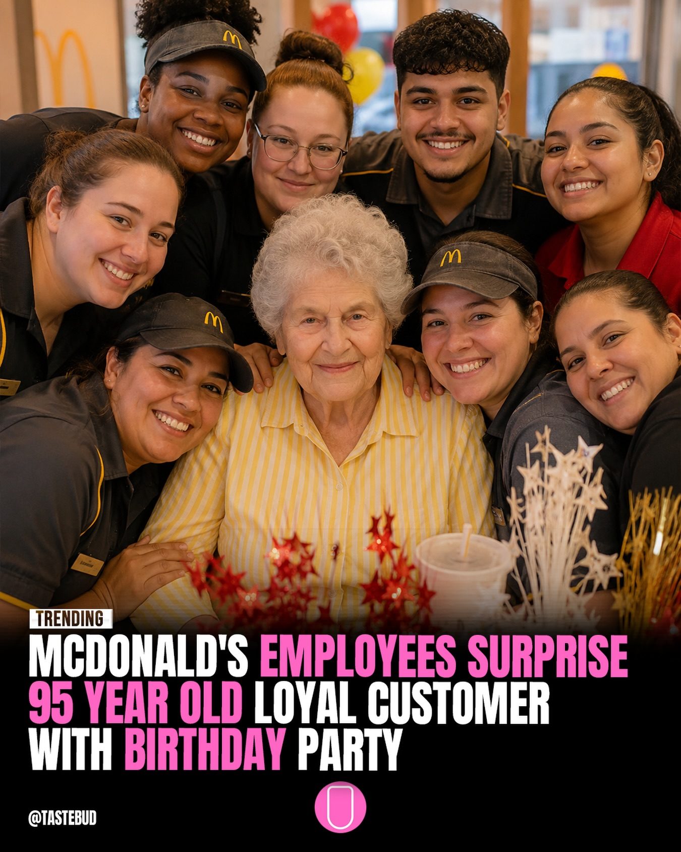 McDonald's Illinois Location Surprises 95-Year-Old Customer