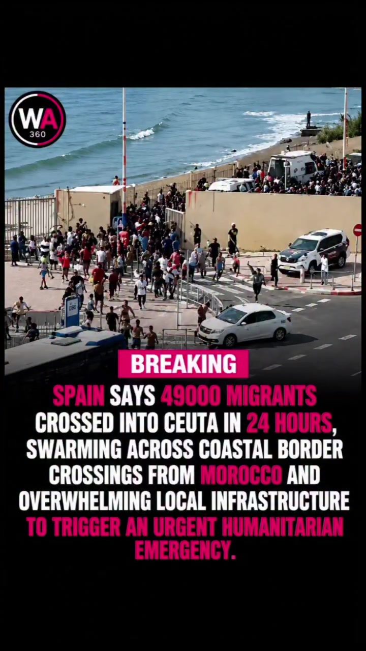 Spain-Morocco Border Crisis: 49,000 Migrants Overwhelm Ceuta