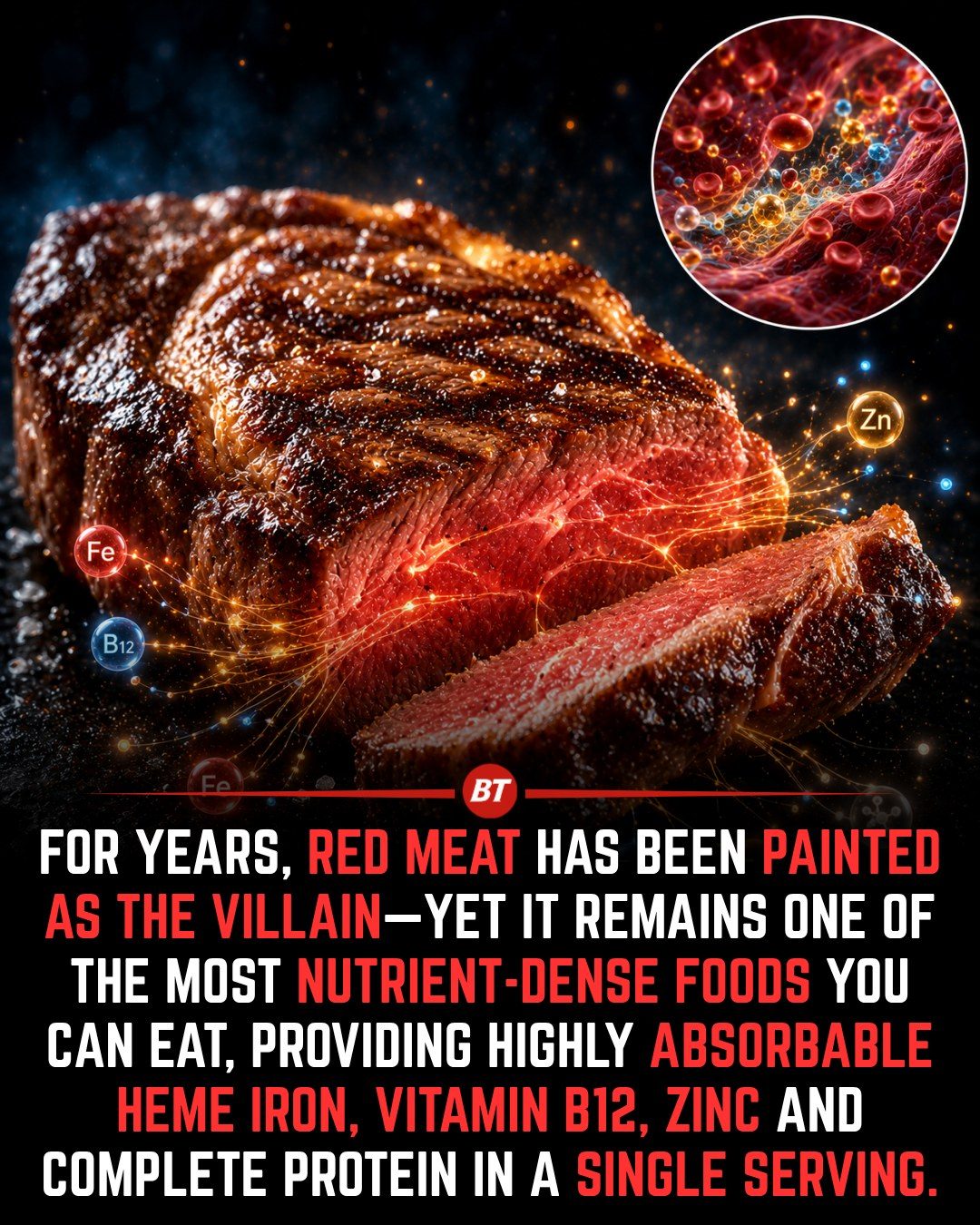 The Health Benefits of Unprocessed Red Meat