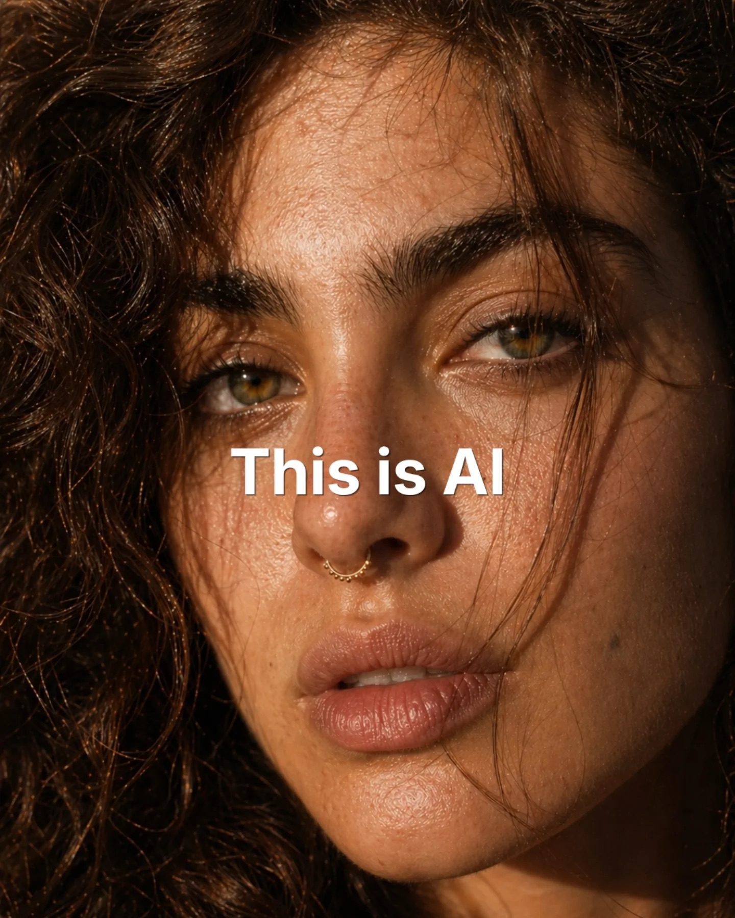 Generative AI Beauty: Realistic Skin in Close-Up Portraits