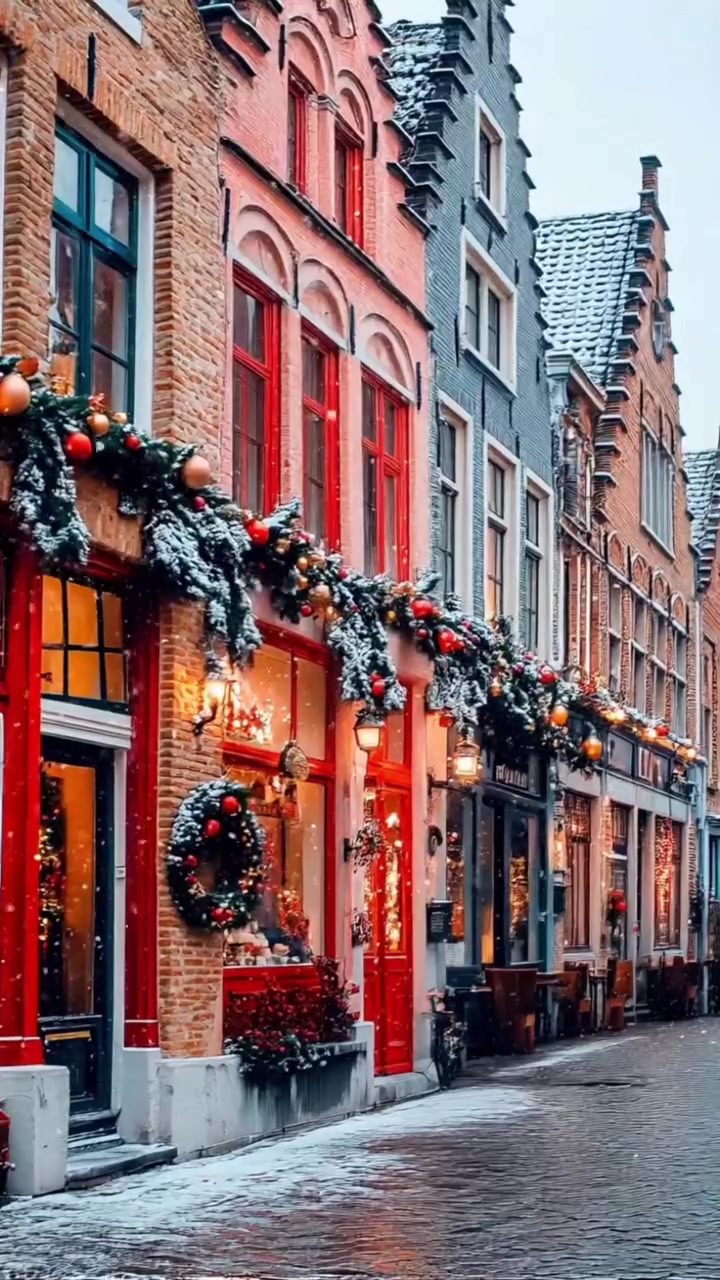 Christmas Magic: European Architecture in the Holiday Spirit