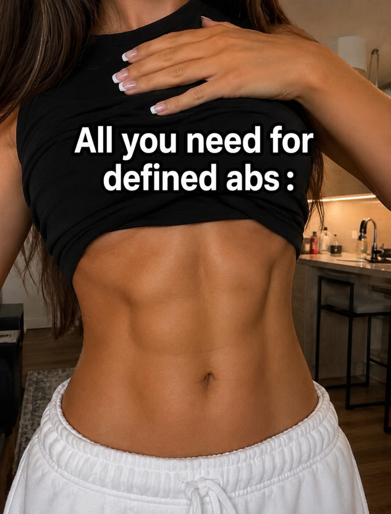 How Consistency and Simple Meals Build Defined Abs