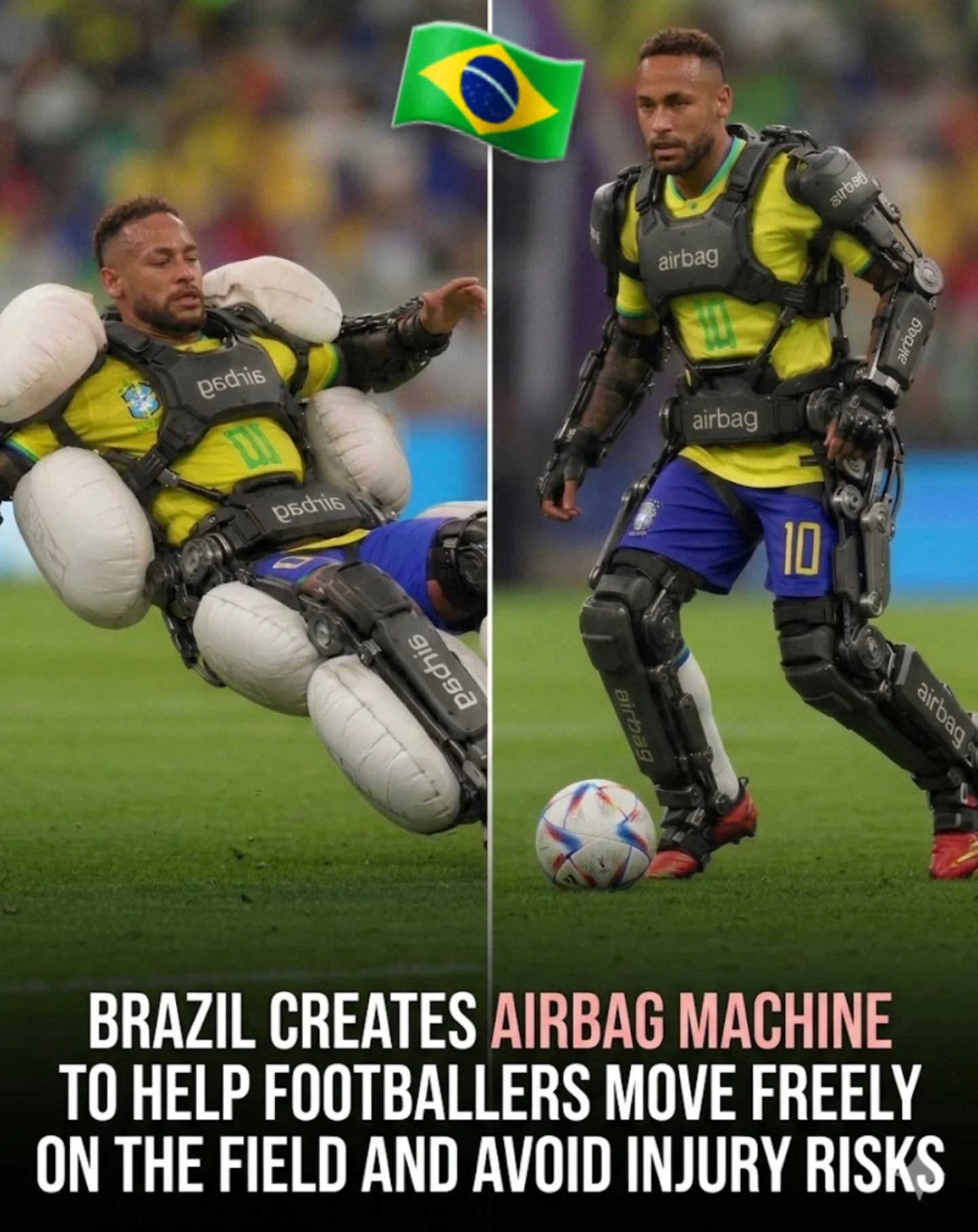 Neymar's Airbag Suit: Revolutionizing Football Safety
