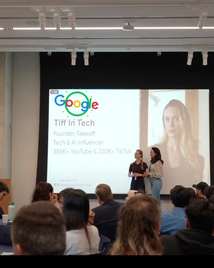 Tiff in Tech at Google's "Build with AI" Event in NYC