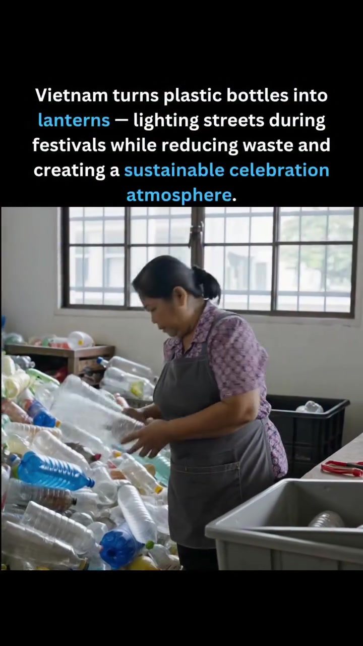 Vietnam's Eco-Friendly Lanterns: Turning Plastic Bottles into Sustainability