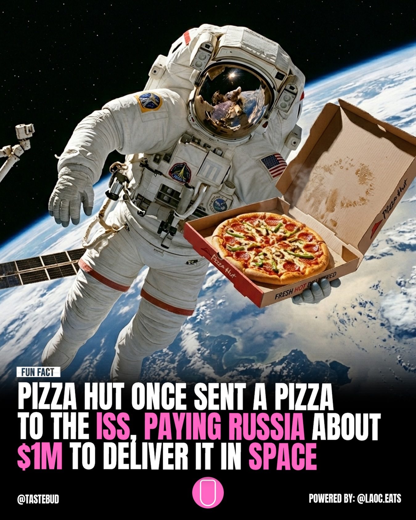 Pizza Hut's Million Dollar Space Pizza Delivery