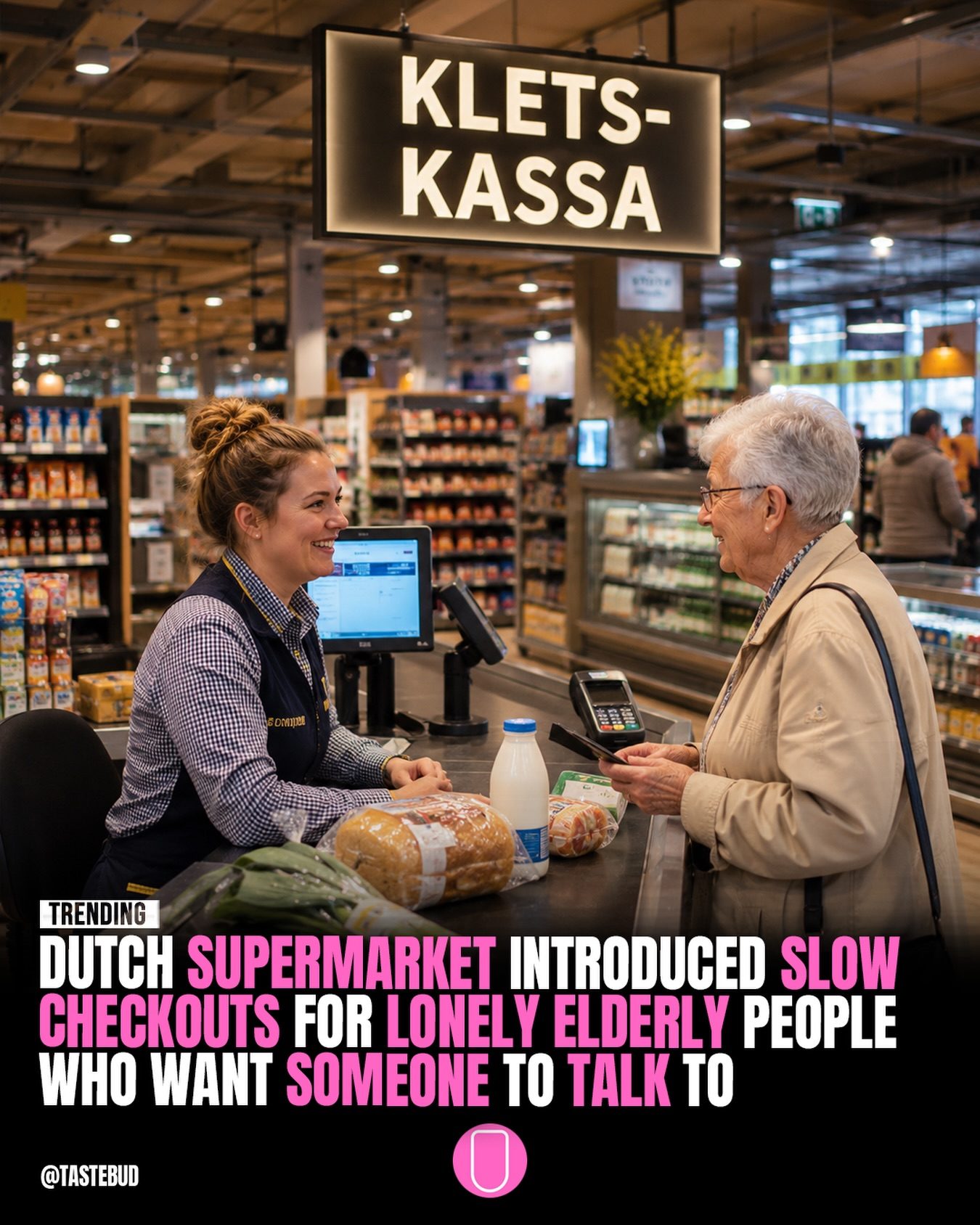 Dutch Supermarkets Battle Loneliness with Conversational Checkout Lanes