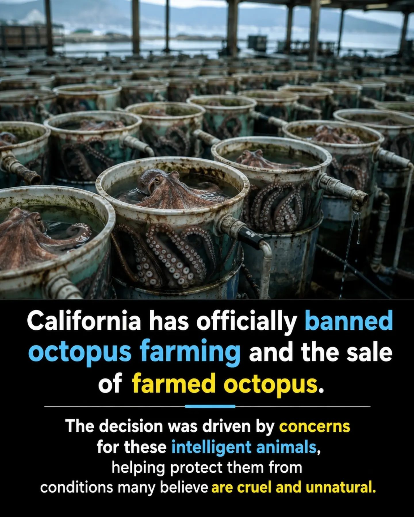 California's Octopus Farming Ban: Protecting Intelligent Creatures