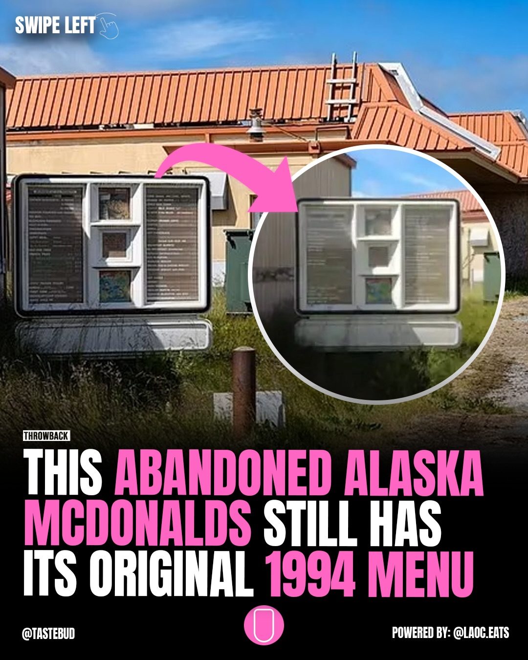 Timeless Nostalgia: Exploring the 1994 McDonald’s Menu in Abandoned Alaska Restaurant.