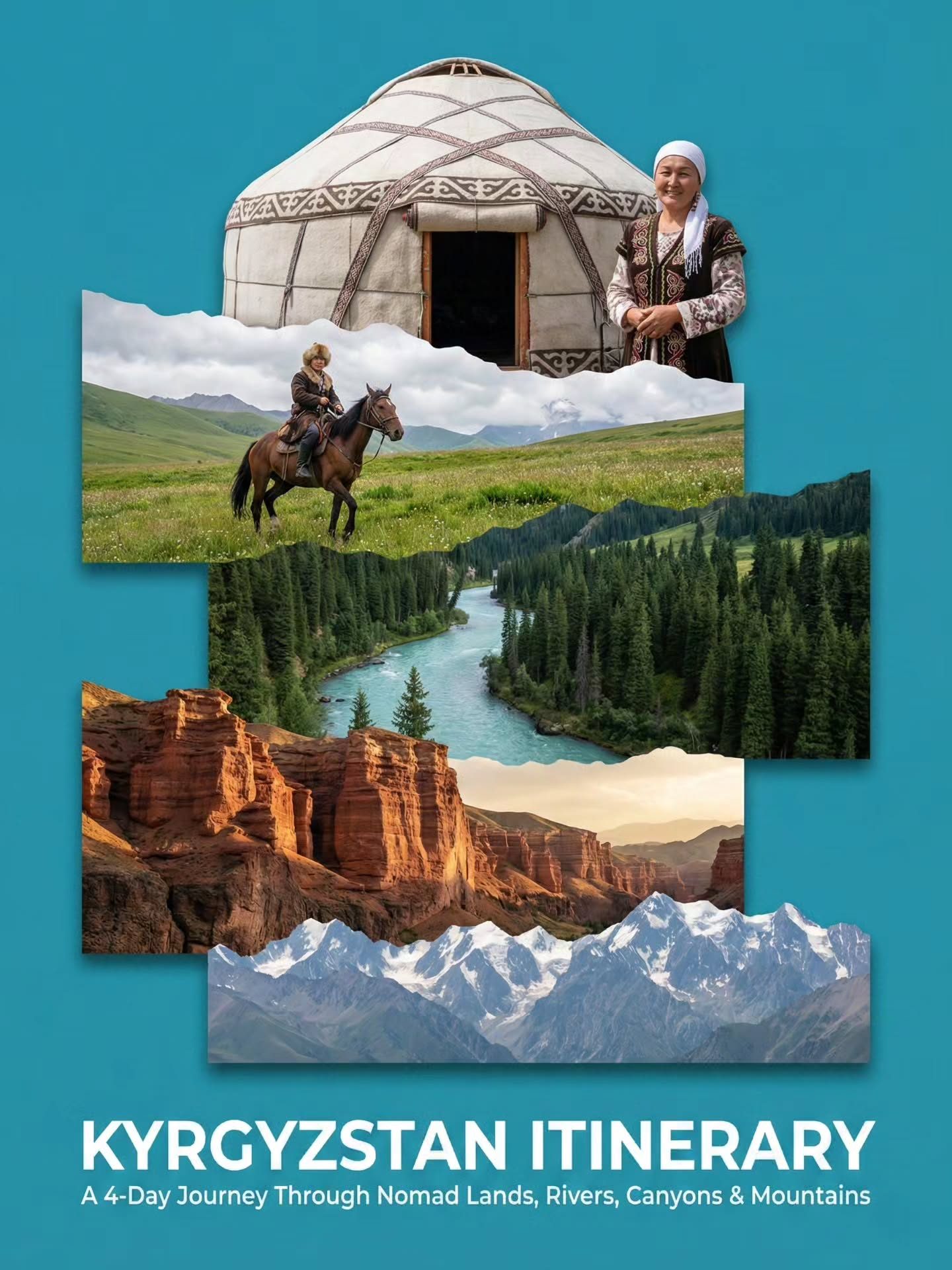 4-Day Kyrgyzstan Adventure: Nomads, Rivers, and Mountains