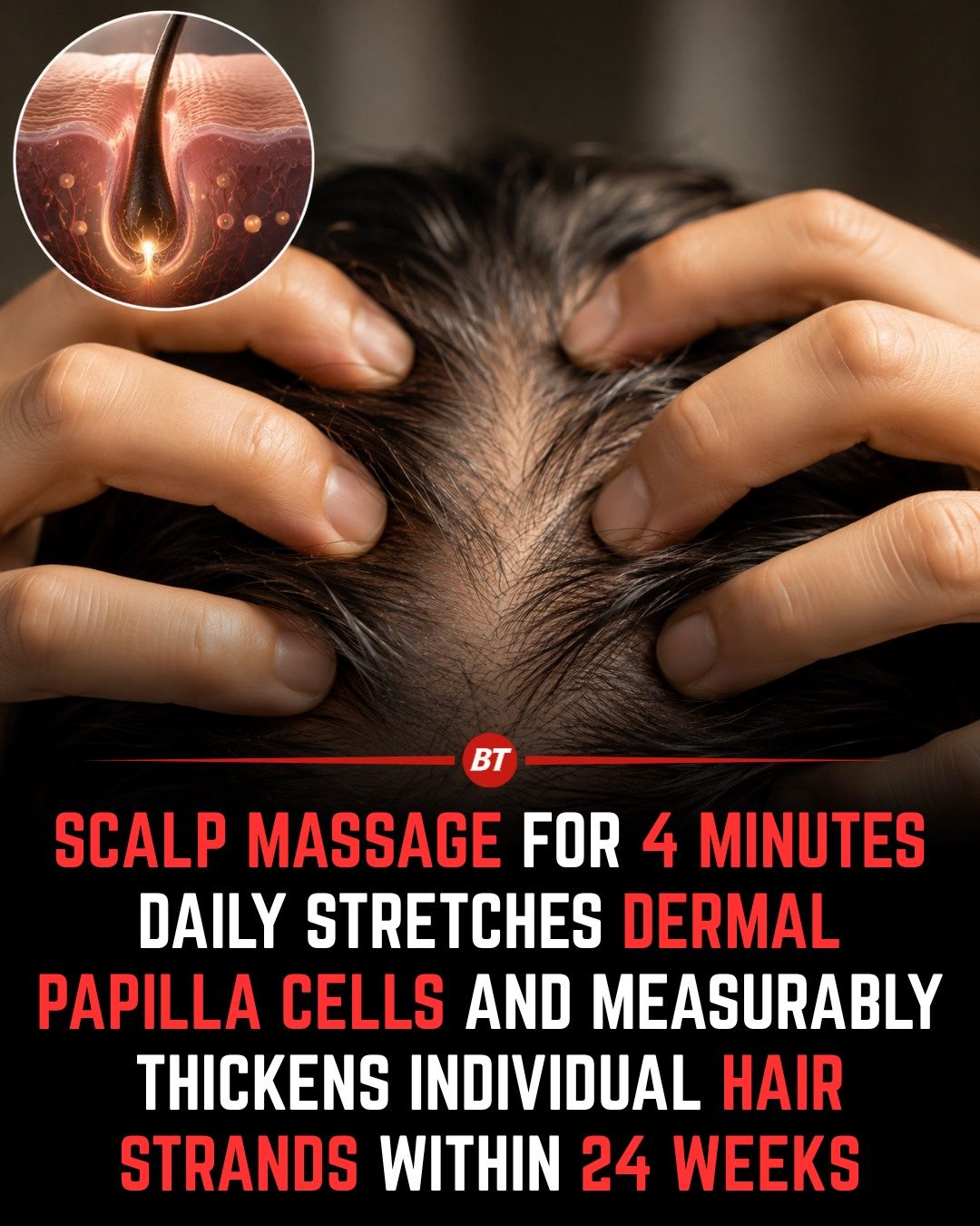 **Daily Scalp Massage: Boost Hair Thickness Naturally**