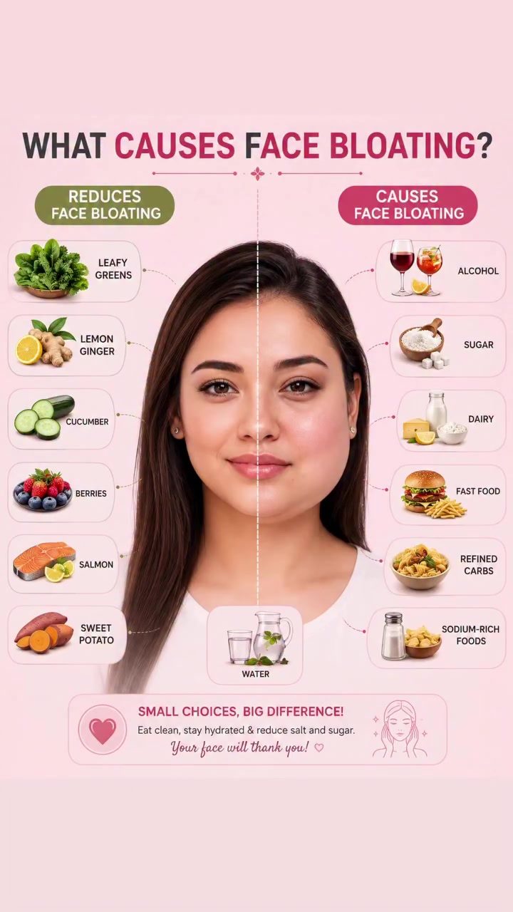 Face Bloating Causes: Diet and Habits to Avoid