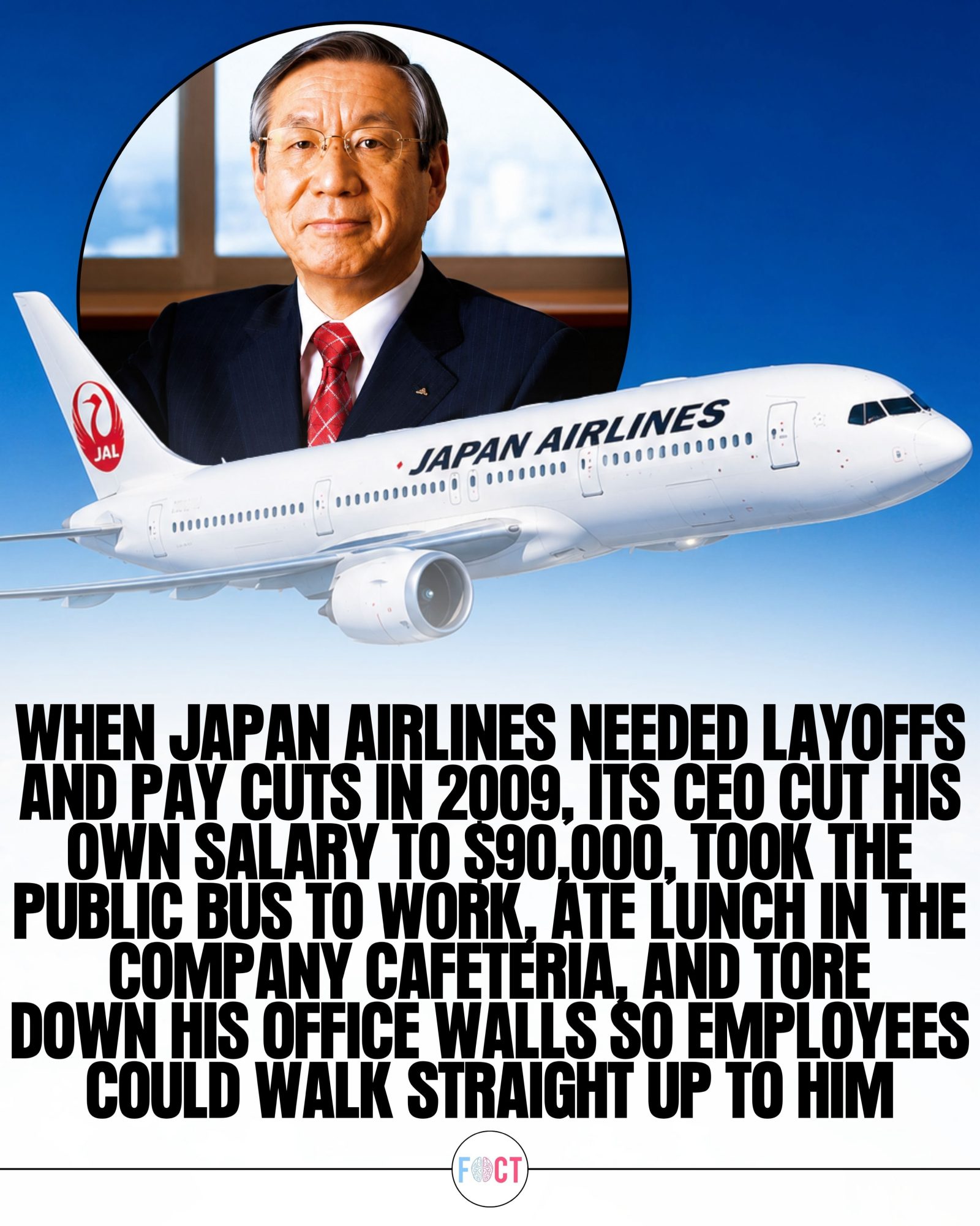 Japan Airlines' CEO's Inspiring Actions in 2009 Crisis