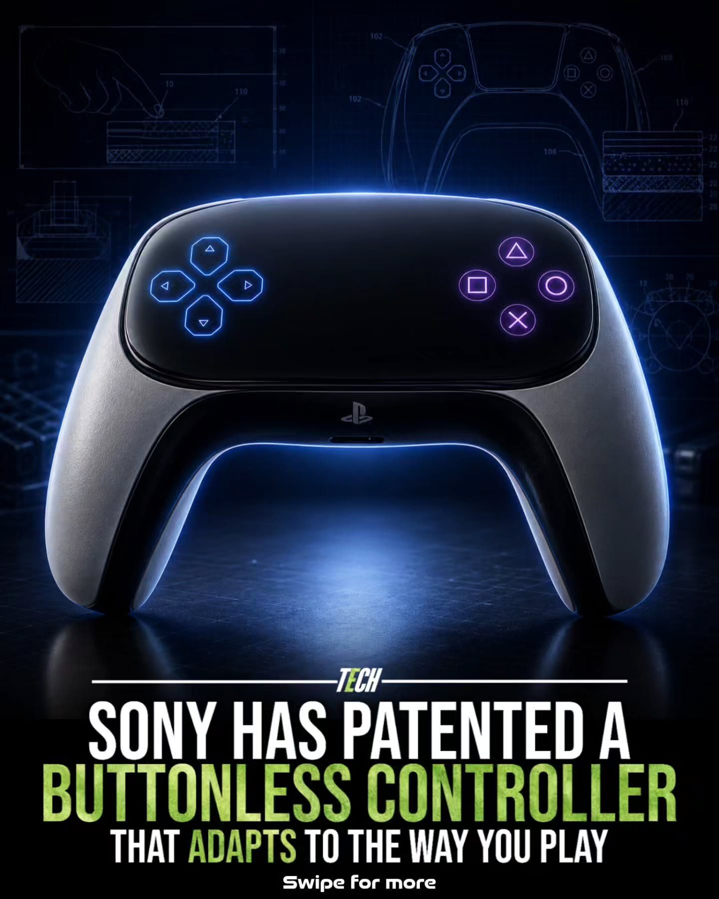 Sony's Revolutionary Buttonless Controller Patent