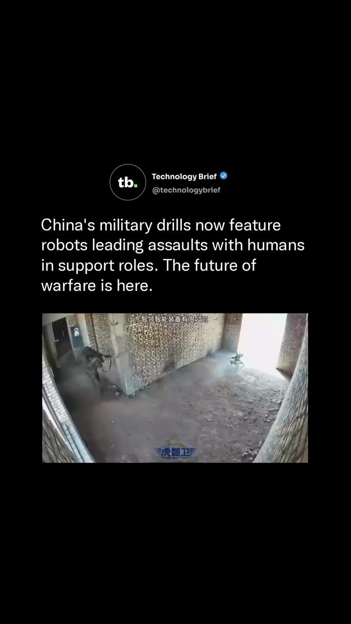 China's Military Robots Leading Combat Drills