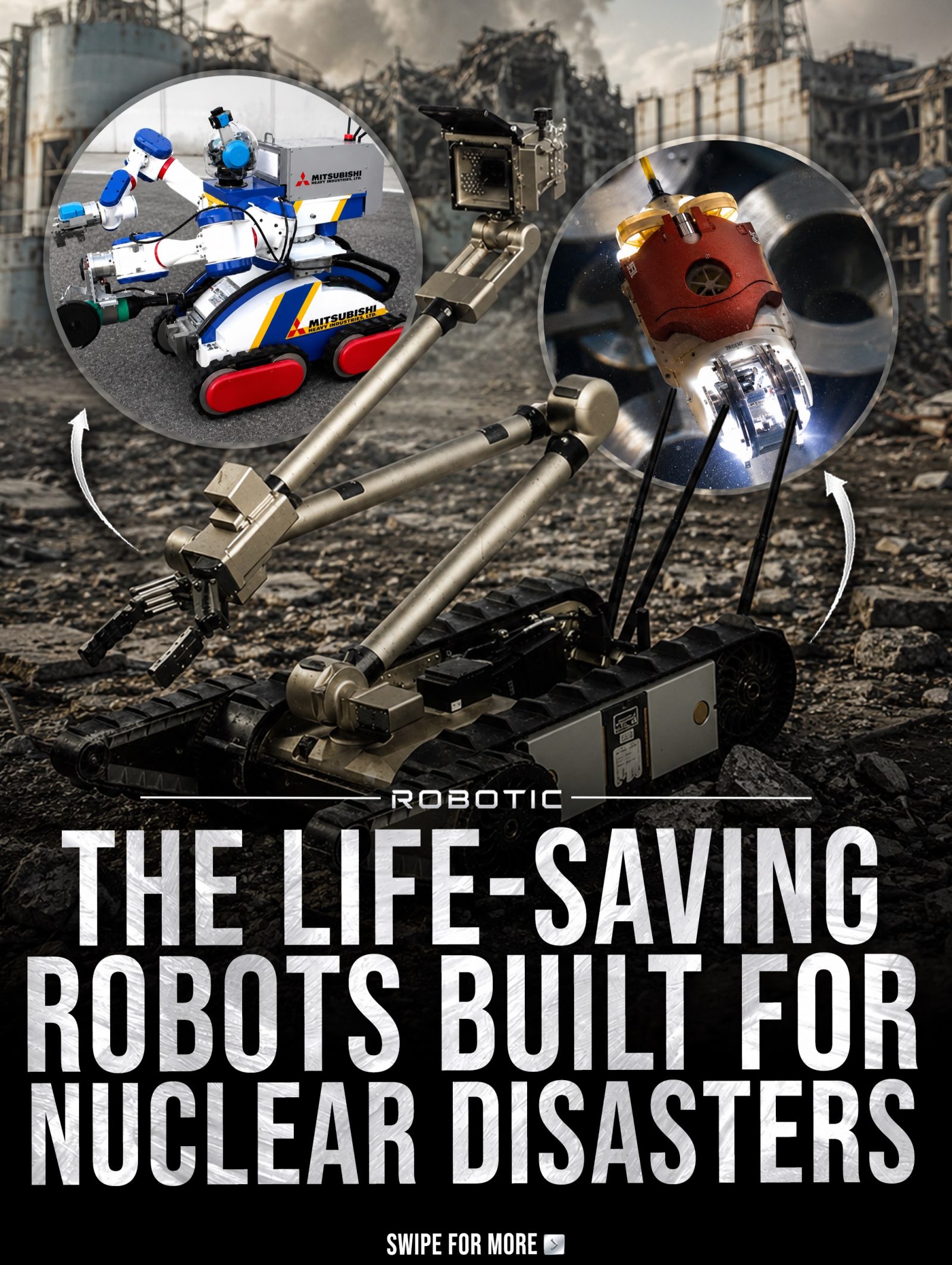 Mitsubishi Robots Aid Fukushima's Nuclear Cleanup
